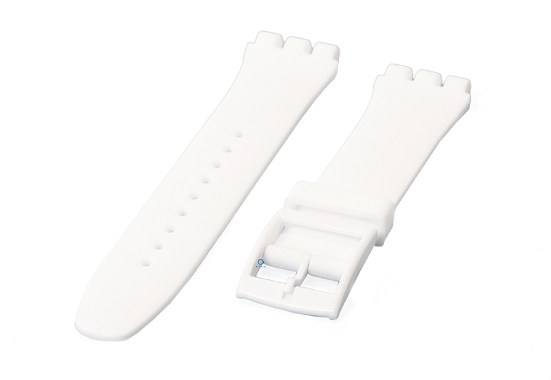 Swatch Gent Uhrenarmband 16mm weiß