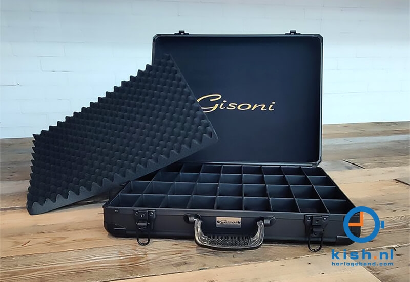 Gisoni Travo horlogekoffer voor 36 horloges