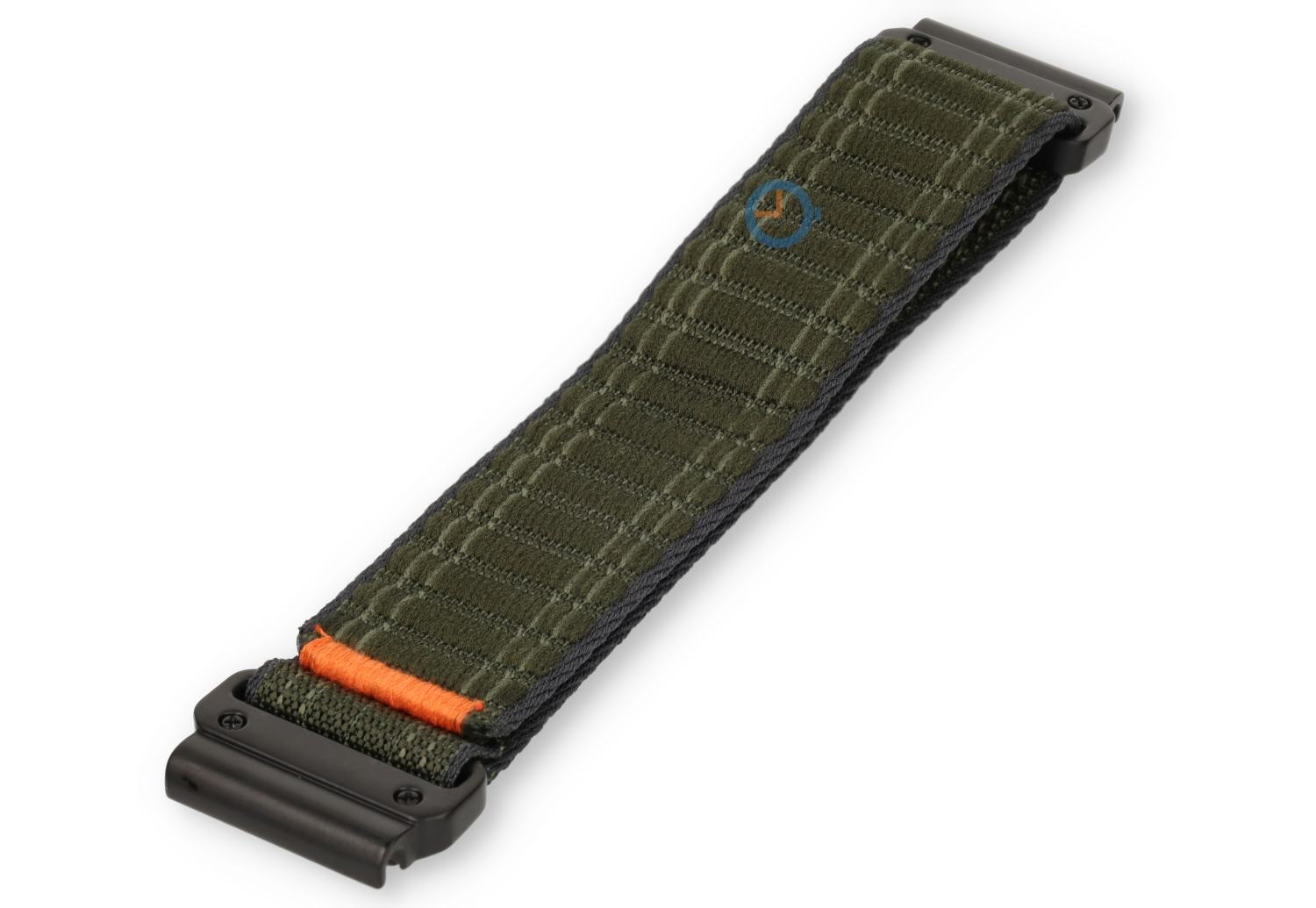 Elastisches Nylon Band fÃ¼r Garmin Fenix 7 grÃ¼n - 22mm