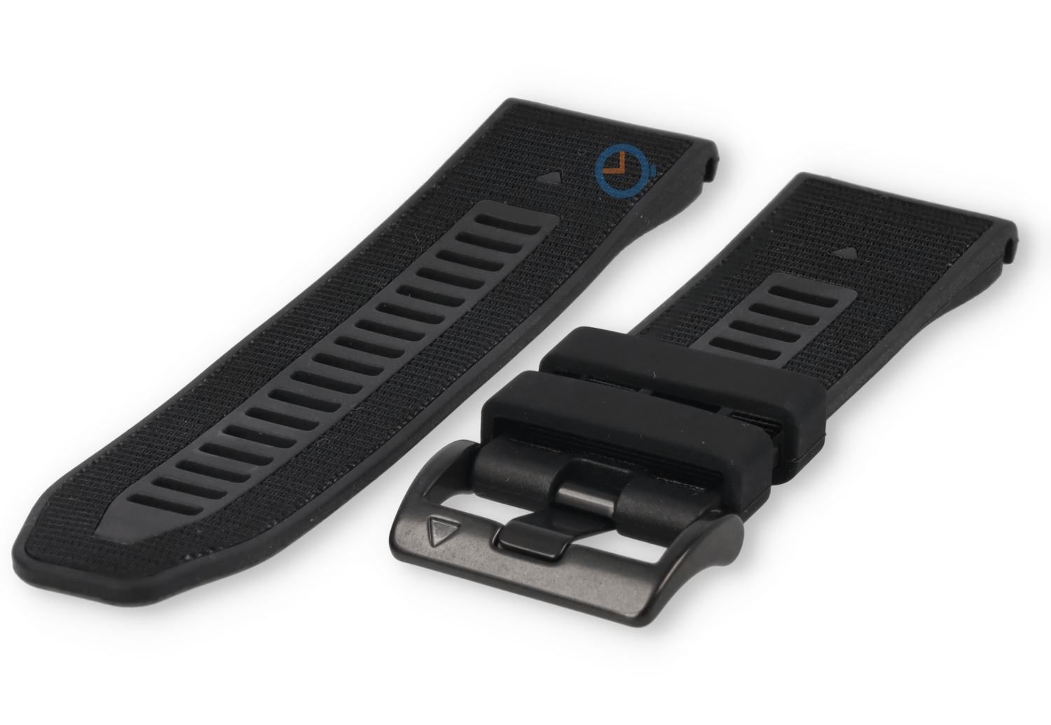 Silikon/nylon Uhrenarmband QuickFit 26mm - black