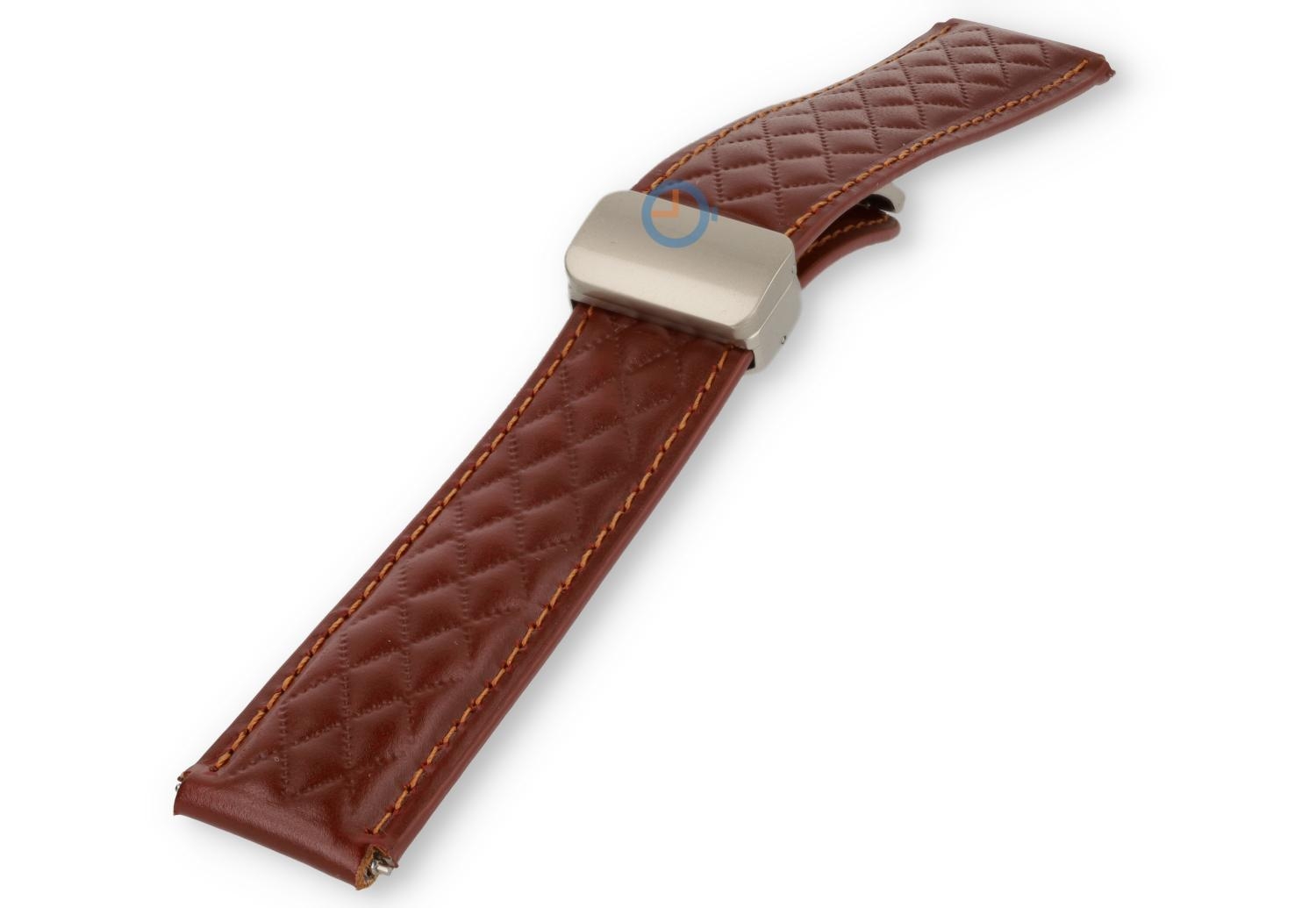 Magnet Uhrenarmband Luxus Leder - 18mm - bordeaux