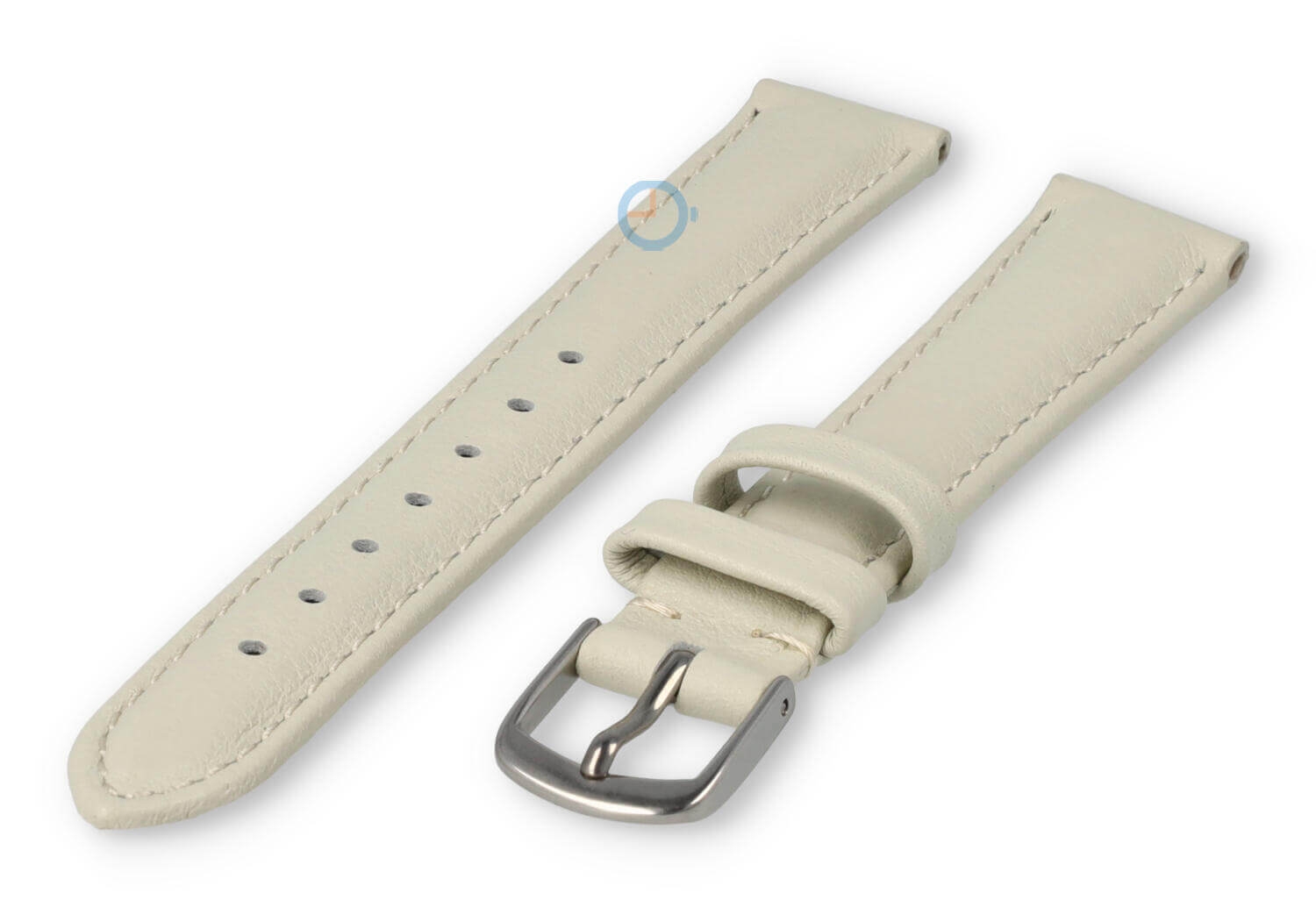 14mm Uhrenarmband glatt Leder - sand