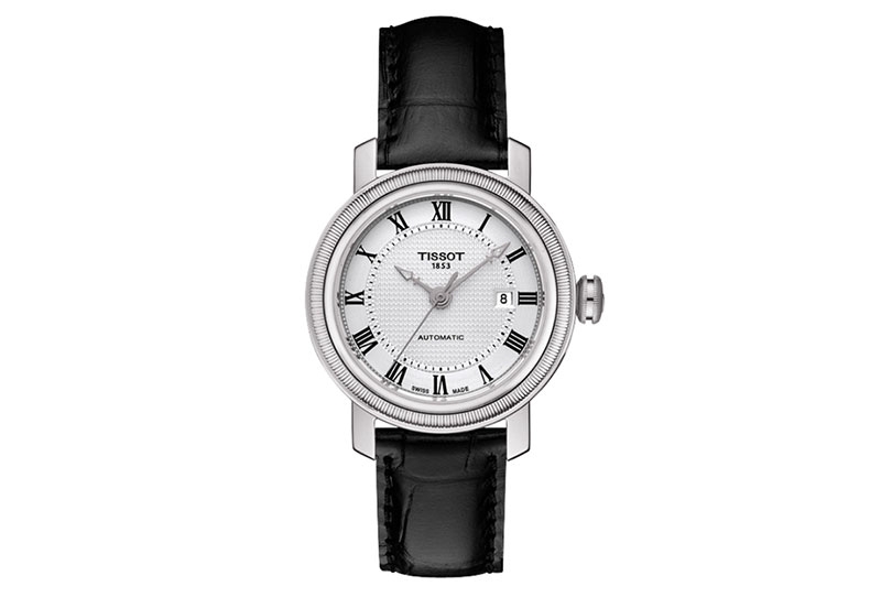 Tissot Uhrenarmband T0970071603300 schwarz Leder