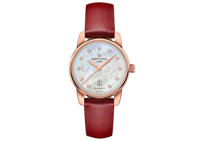 Certina Band C0010073611602A 14/12mm rotes Leder