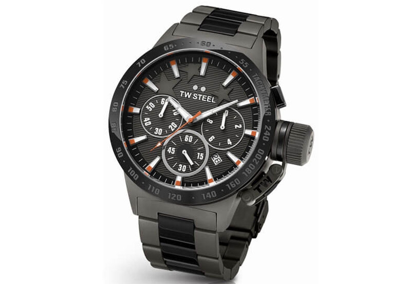 TW Steel Canteen TW313 Uhrenarmband grau - 22mm