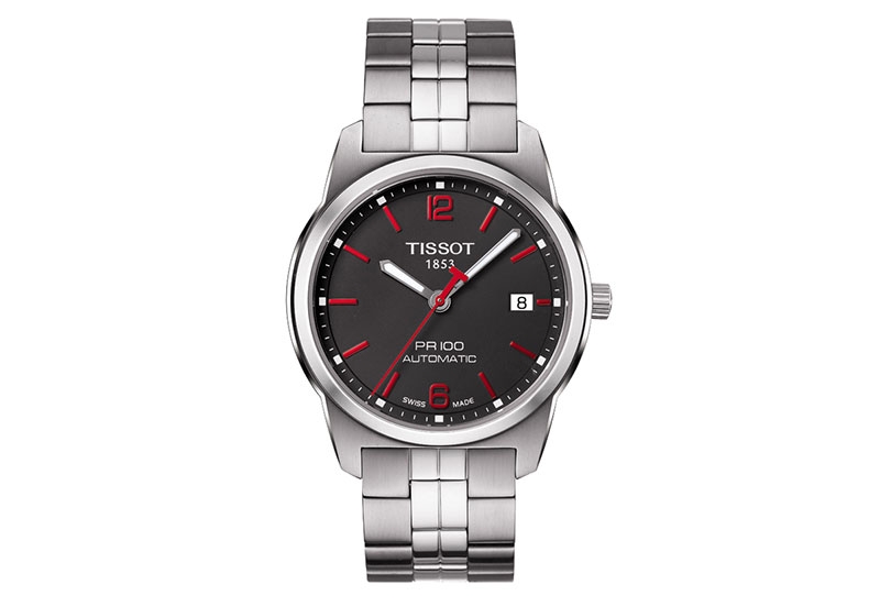Tissot horlogeband T049407 grijs staal