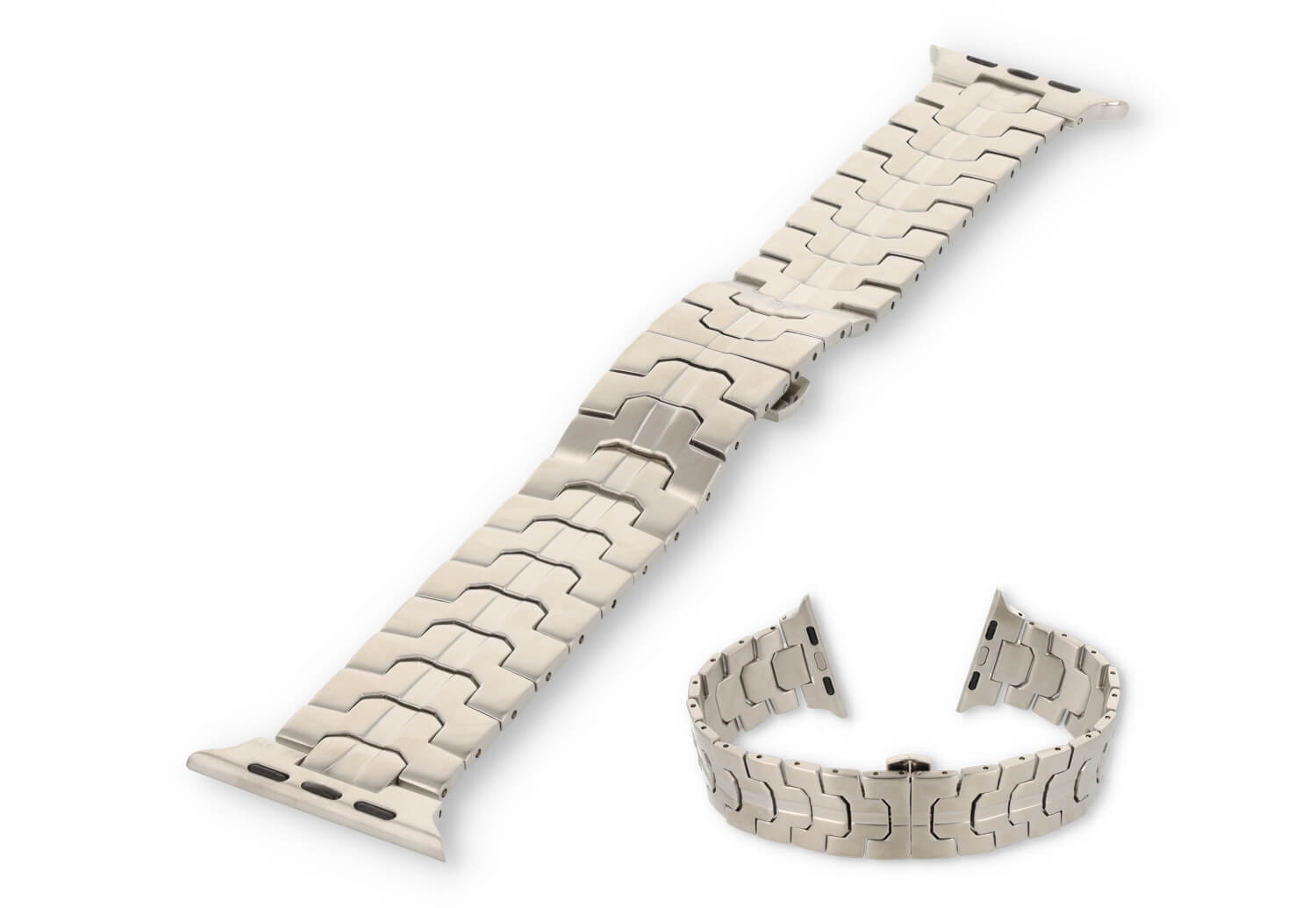 Apple watch 41mm Uhrenarmband Stahl - Silber