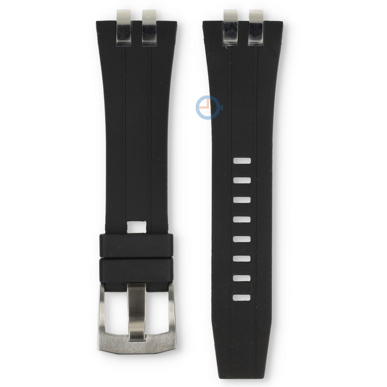 Edox Delfin 88005 Uhrenarmband Schwarz Kautschuk