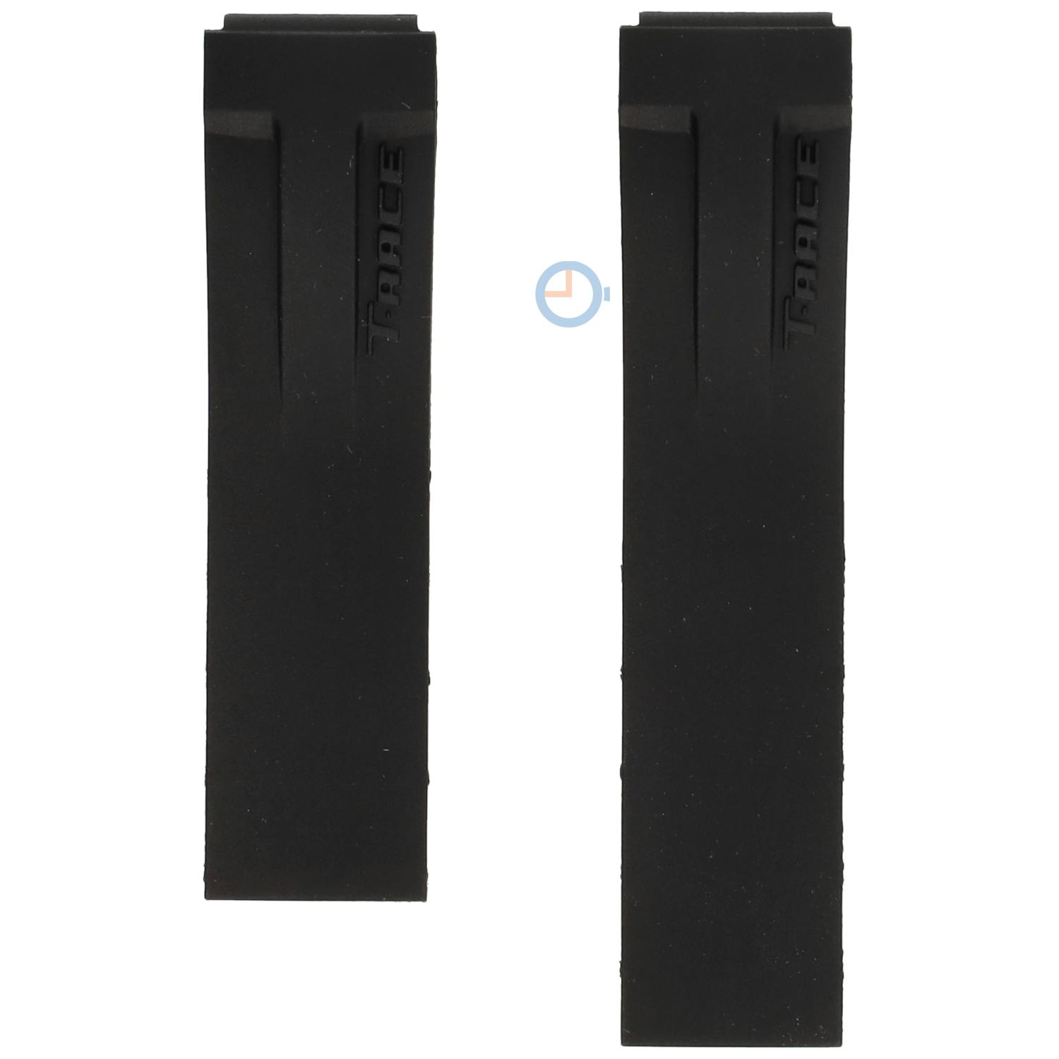 Tissot Uhrenarmband T0484172703700 schwarz Silikon
