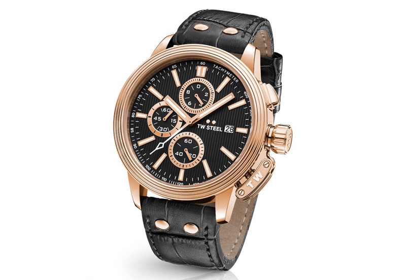 TW Steel CEO Adesso CE7012 Uhrenarmband schwarz - 24mm