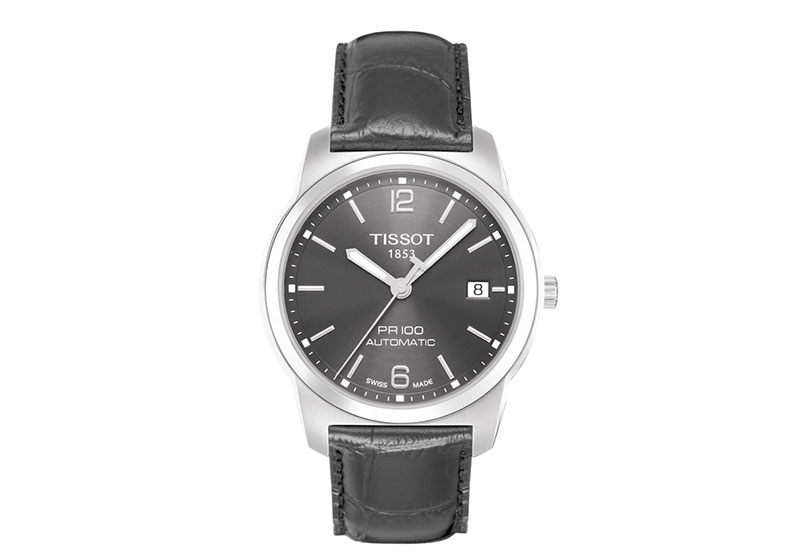 Tissot Uhrenarmband T0494071605700 schwarz Leder - XL