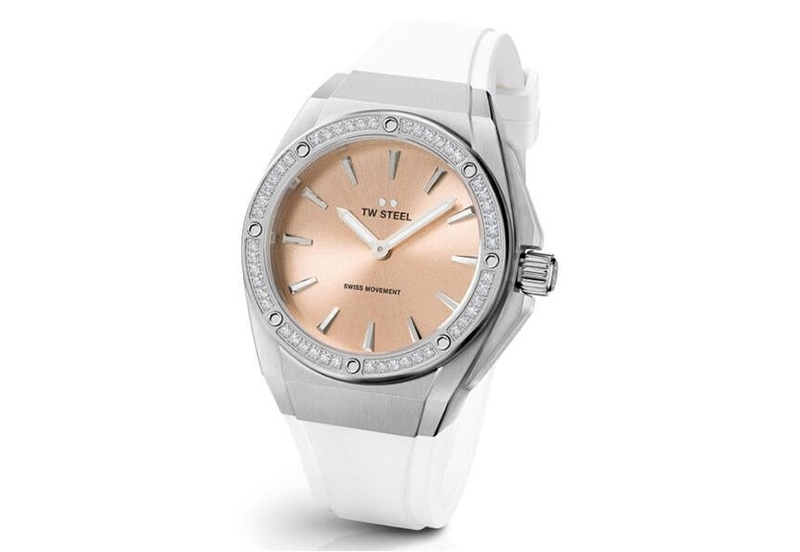 TW Steel CEO Tech CE4032 Uhrenarmband weiß - 24mm