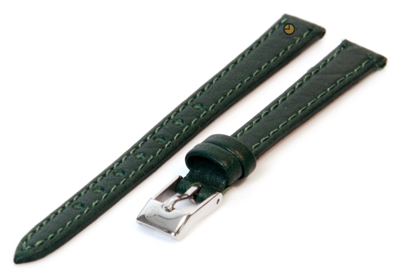 Uhrenarmband 12mm Grün Büffelleder