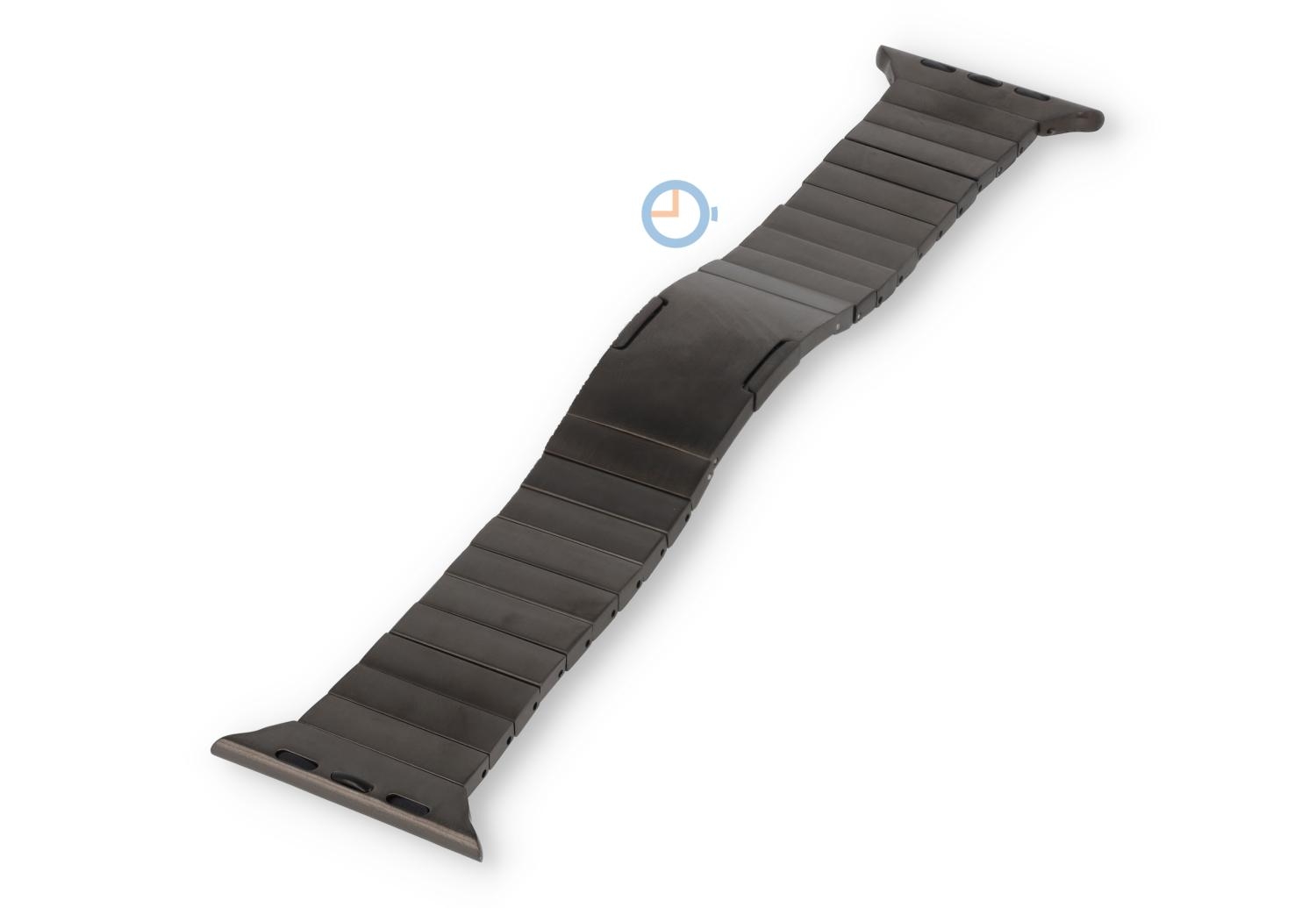 49mm Apple Watch Armband Stahl - gunmital