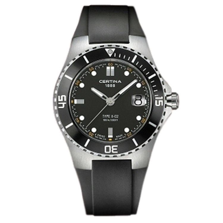 Certina Band C26070814261A schwarzes nylon