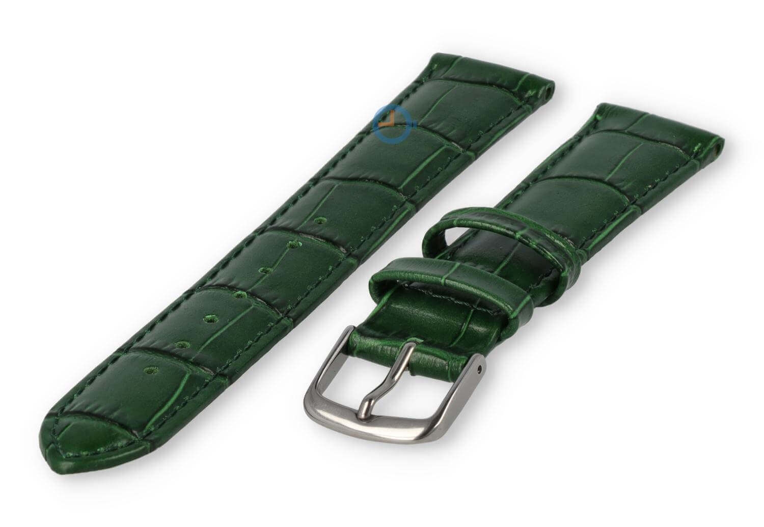 18mm Uhrenarmband fÃ¼r Rosefield - emerald leather