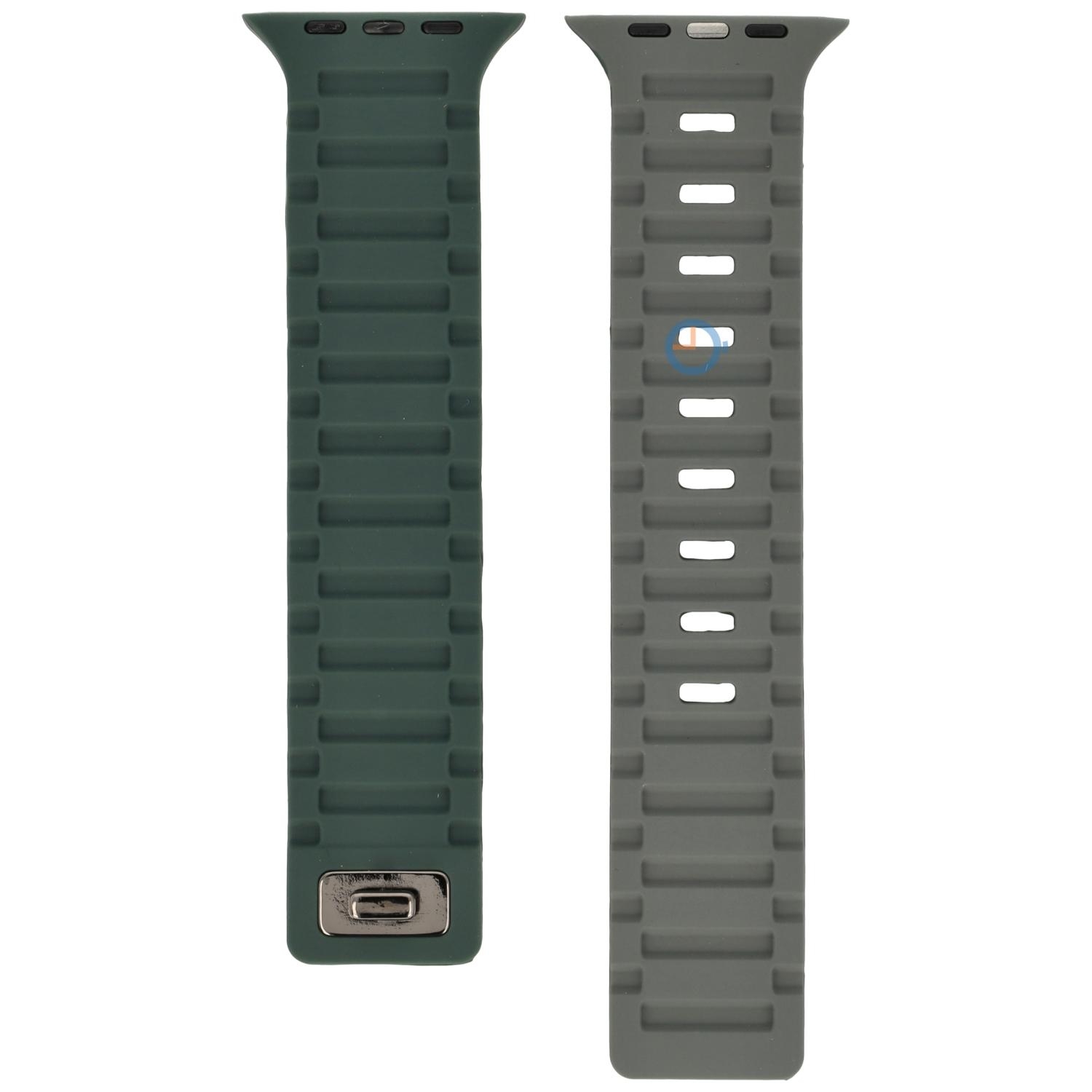 Silikon Band Apple 41mm - Dark Green Grey