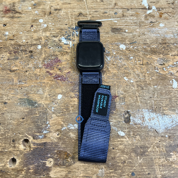 Sturdy Durable horlogeband Apple Watch 45mm - Blauw