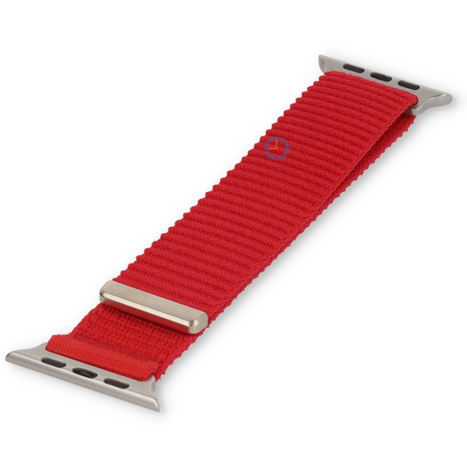 Gewebtes Band Apple Watch 45mm - rot