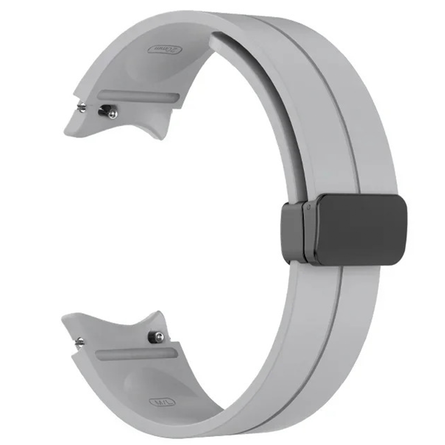 Galaxy Watch6 DornschlieÃŸe Sportband (M/L) - hellgrau