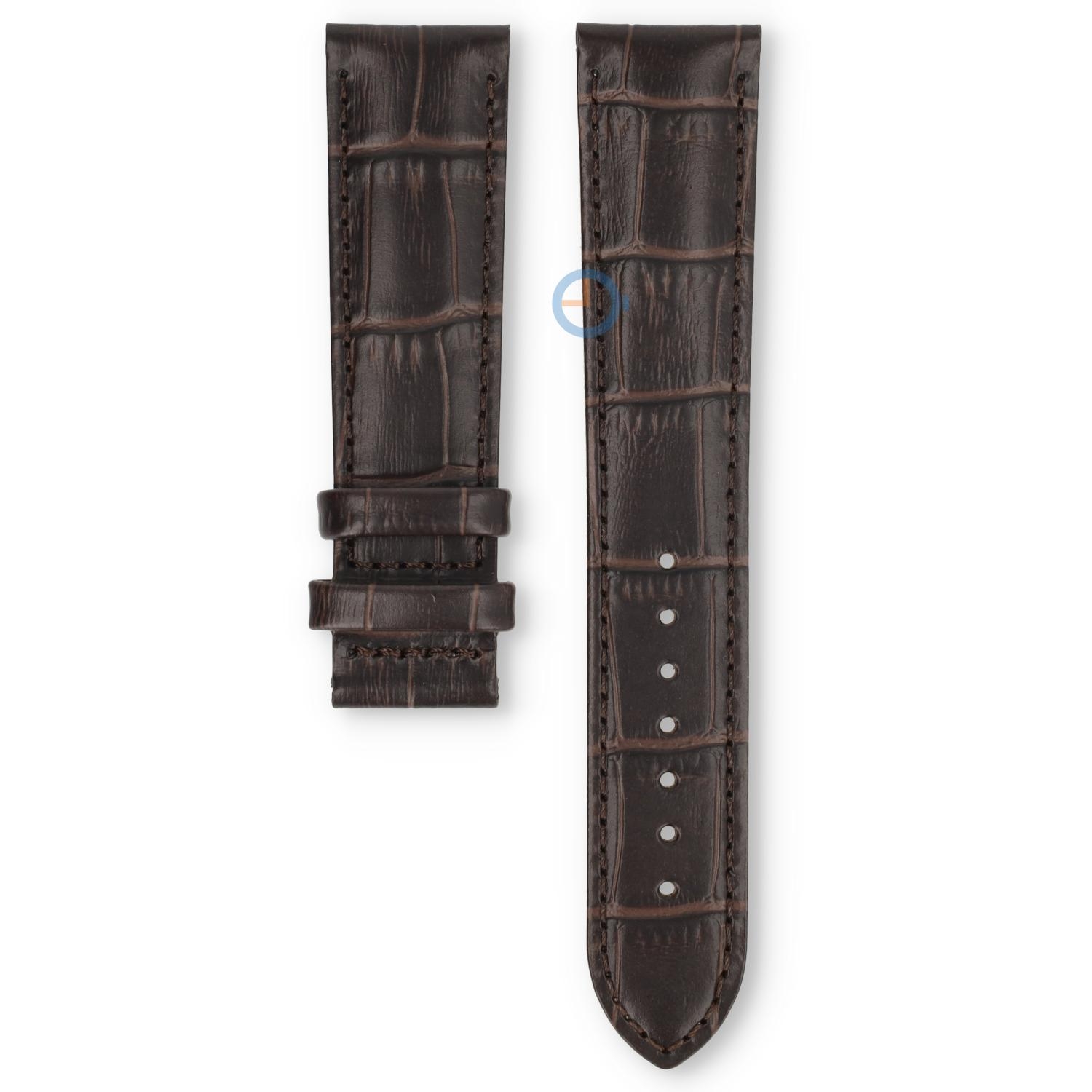 Tissot Uhrenarmband T0639073603800 braun Leder