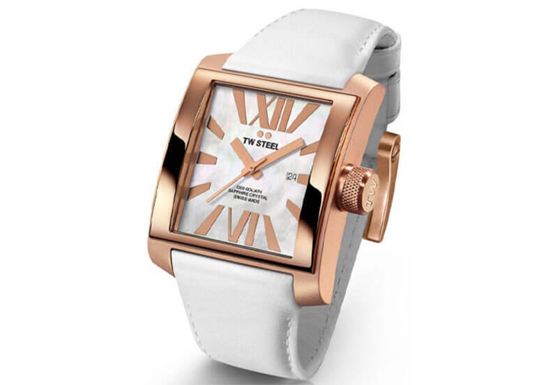 TW Steel CEO Goliath CE3016 Uhrenarmband rosa - 26mm