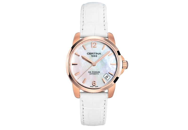 Certina Band C0012073611700A 16/14mm weiÃŸ Leder