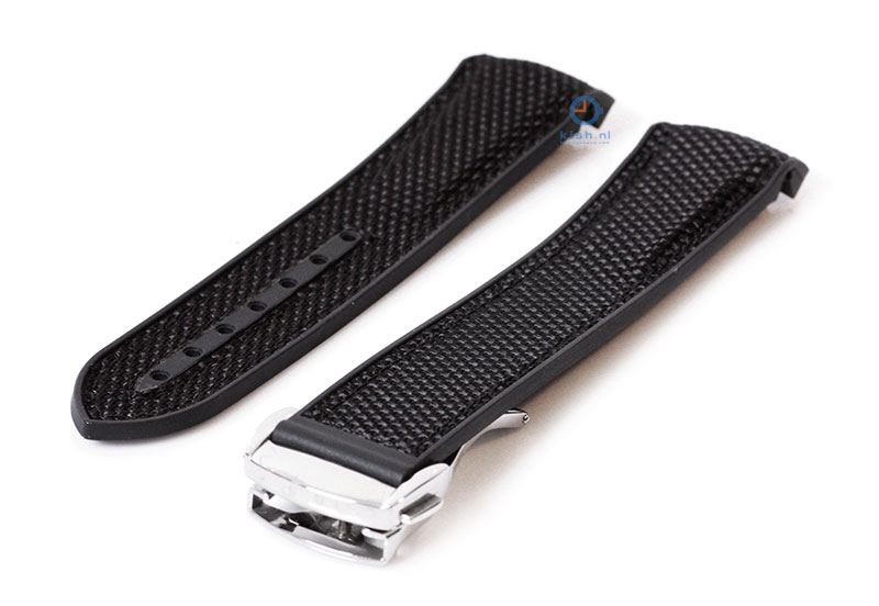 Omega Seamaster Uhrenarmband 20mm schwarz Silikon