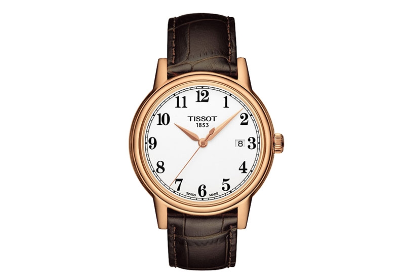 Tissot Uhrenarmband T0854103601200 braun Leder