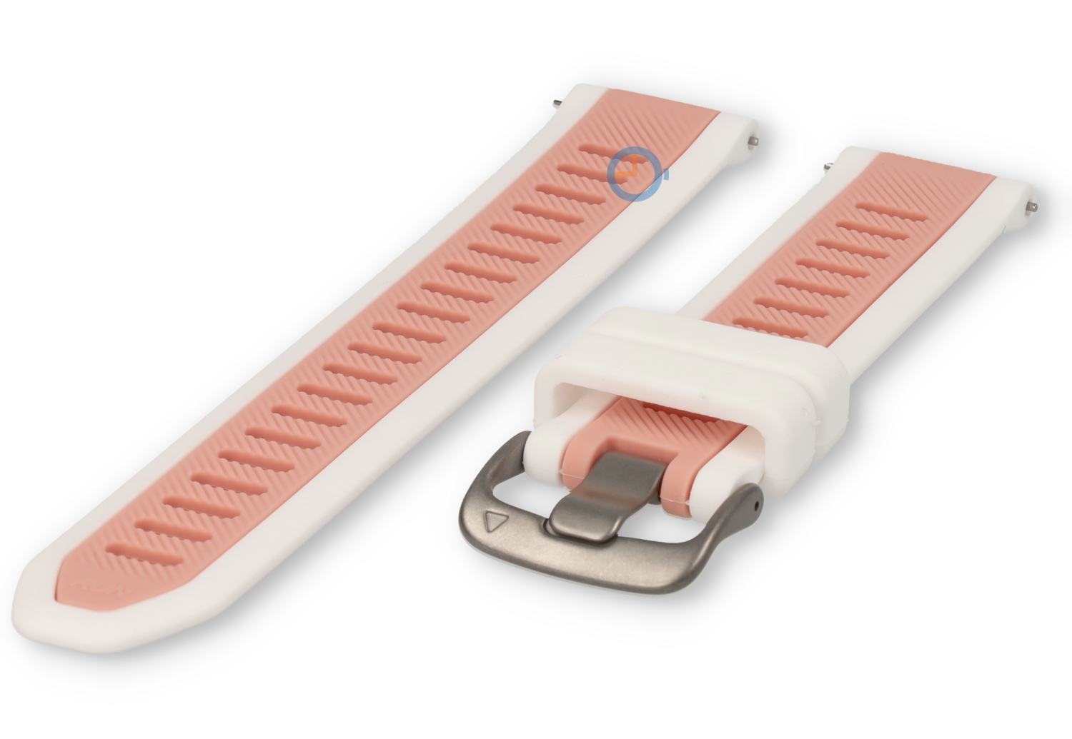 20mm Uhrenarmband Garmin Forerunner 165 - weiÃŸ/rosa