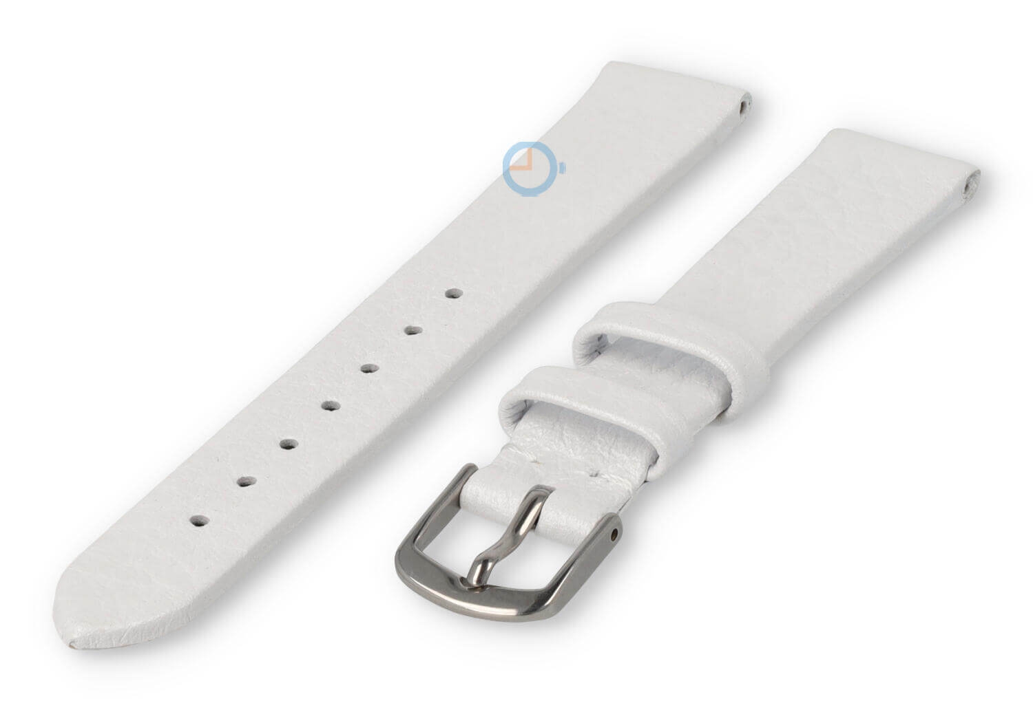 Nahtloses Uhrenarmband 12mm - Glänzend weiß