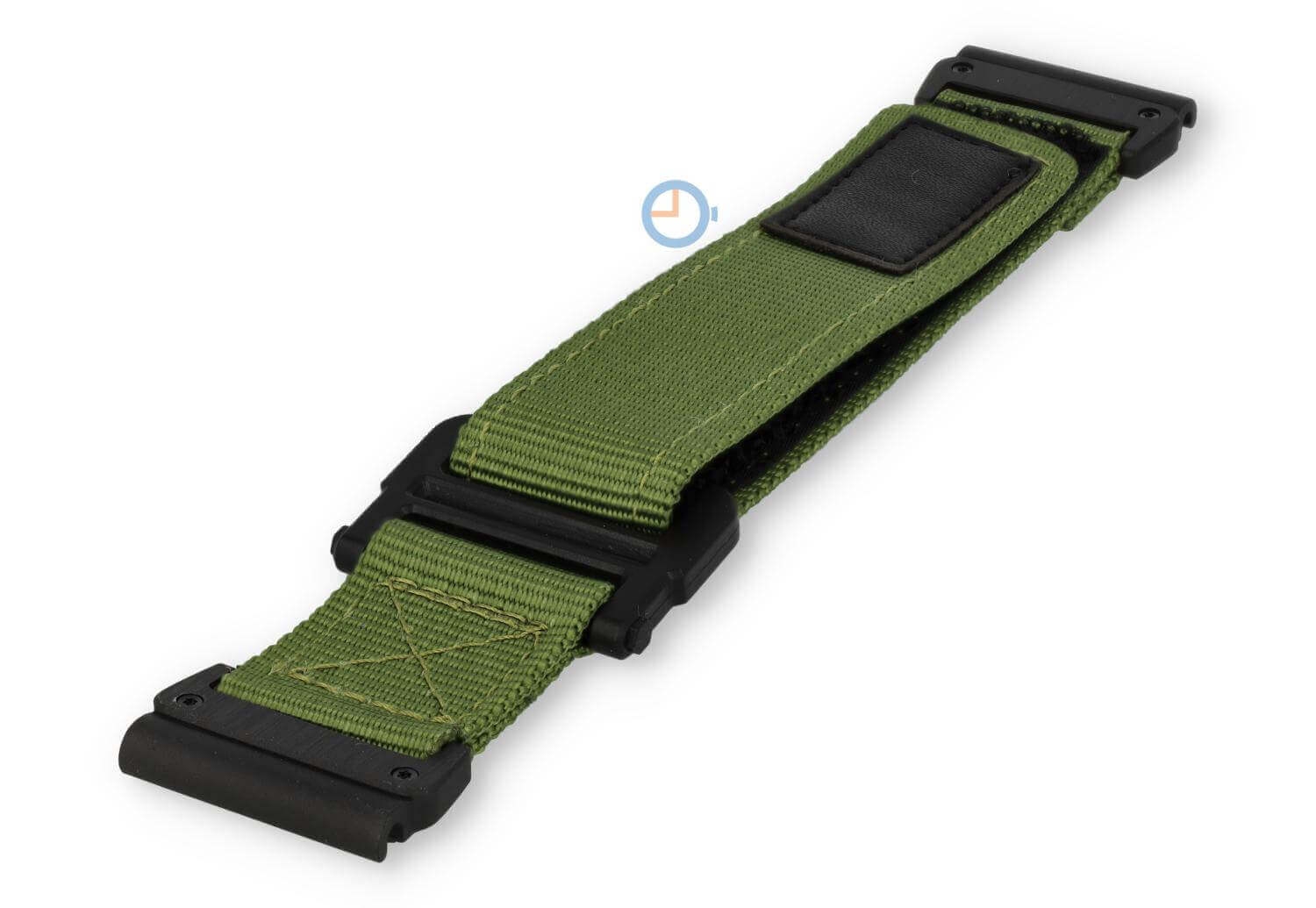 Garmin Fenix 5X/6X/7X Uhrenarmband Grün - Klettverschluss
