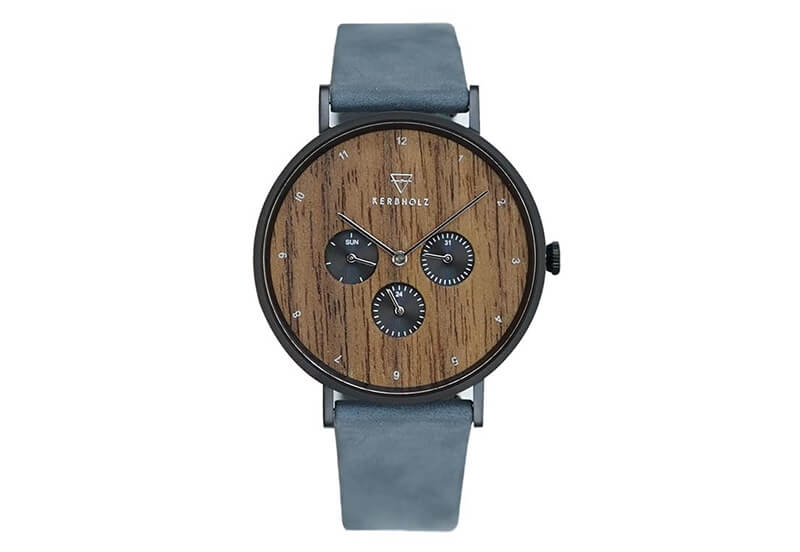 Kerbholz Uhrenarmband Casper Walnut Dark Navy