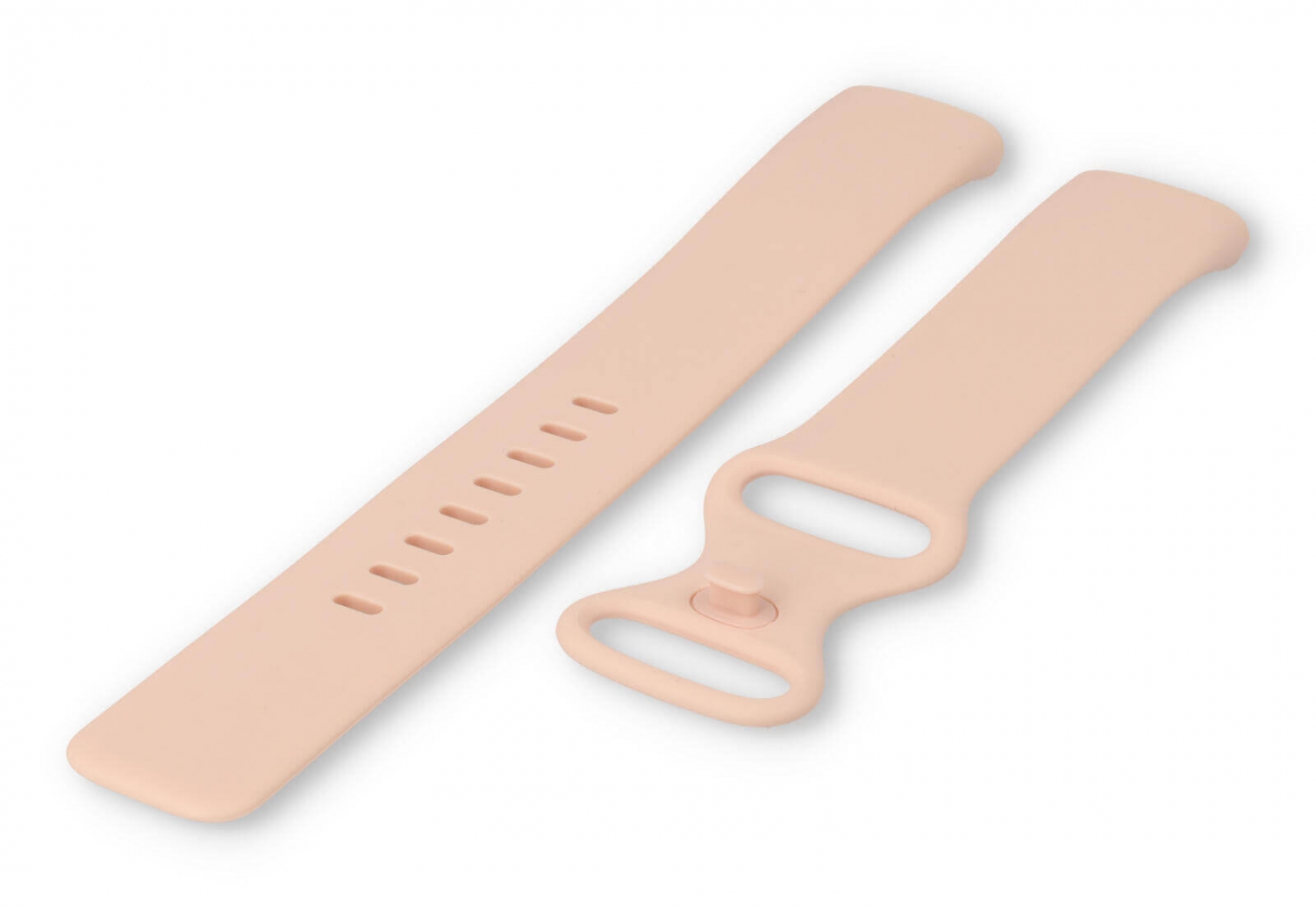 Fitbit Charge 5 Uhrenarmband Kautschuk - Hellrosa (Größe: L)