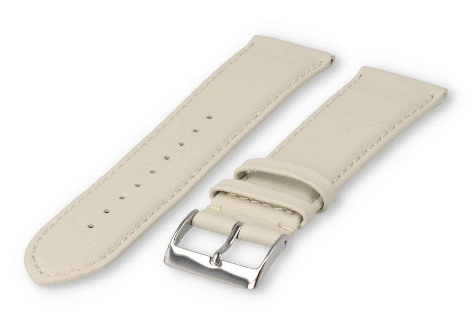 XL glatt Lederband - 26mm - sand