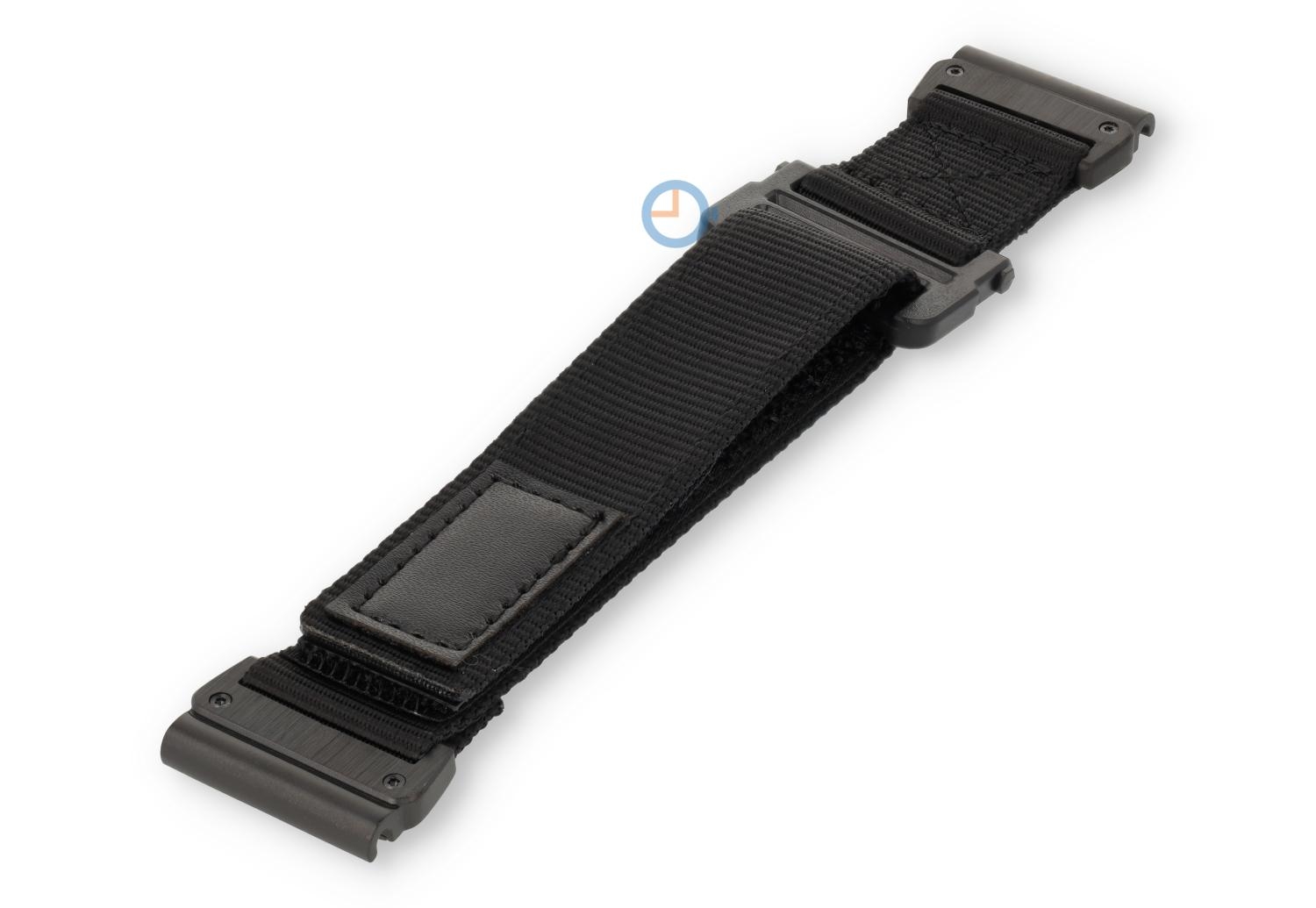 Garmin Fenix 5/6/7 Uhrenarmband Schwarz - Klettverschluss