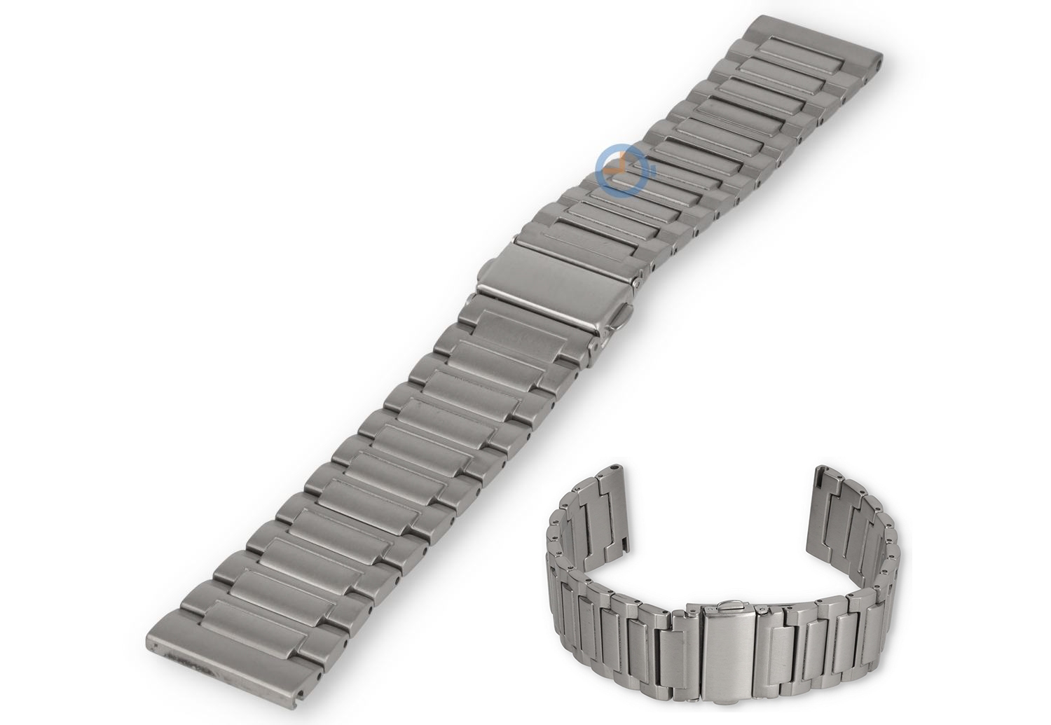 22mm Quick-Switch Uhrenarmband - mattsilber
