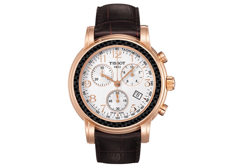 Tissot Uhrenarmband T9064177603100 braun Leder