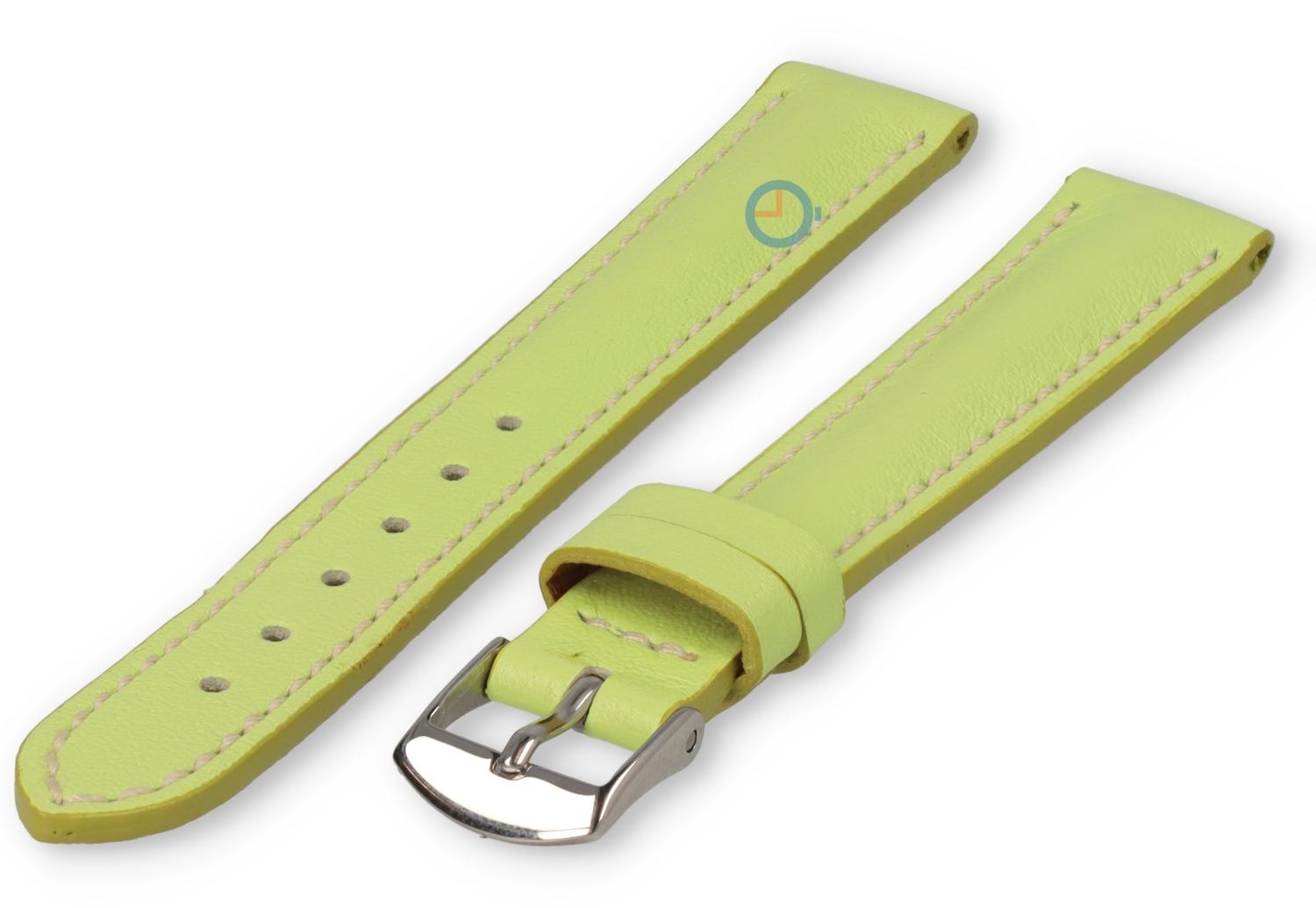 Uhrenarmband 14mm Grün Leder