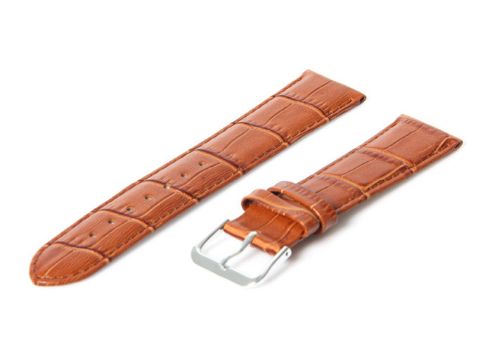 Uhrenarmband 20mm Braun Leder