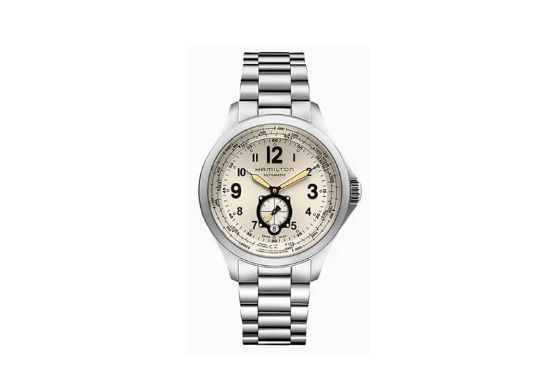 Hamilton Uhrenarmband H76655123 - silber Stahl
