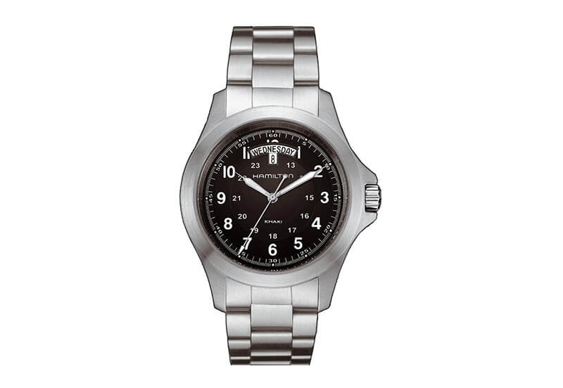 Hamilton Uhrenarmband H64451133 - silber Stahl