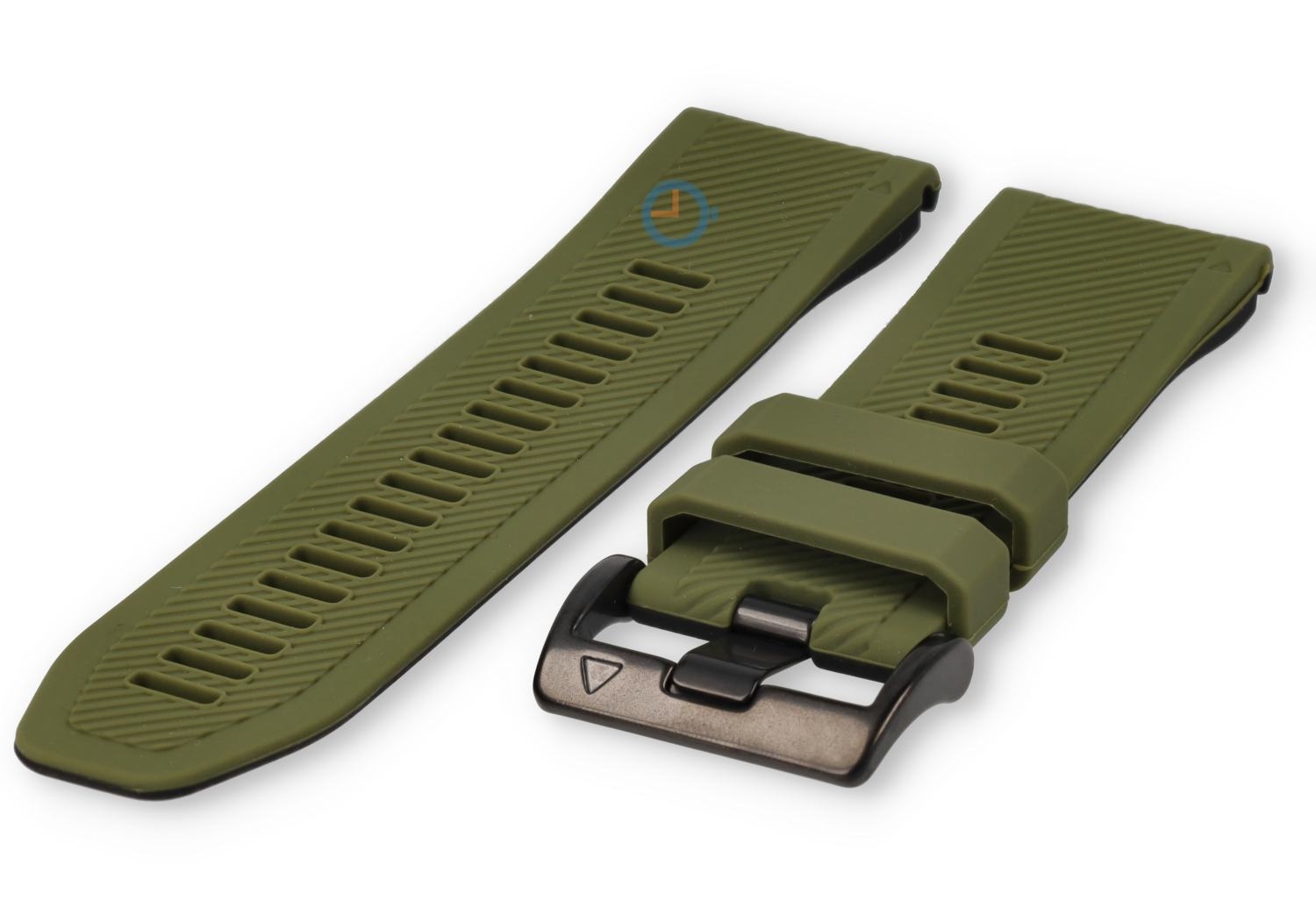 Garmin Fenix 7X Silikon Band - armygreen/black - 26mm
