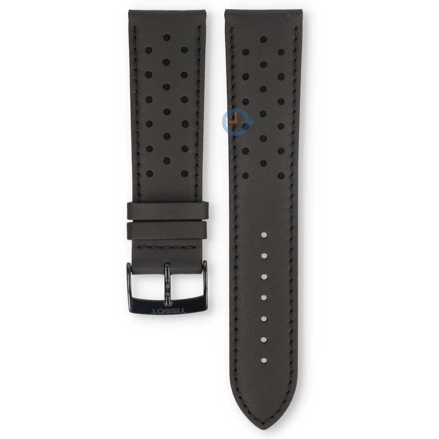Tissot Uhrenarmband T1064173605100 schwarz Leder