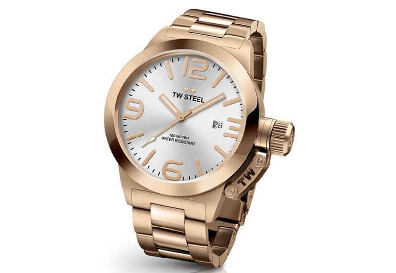 TW Steel Canteen CB162 Uhrenarmband rosegold - 24 mm