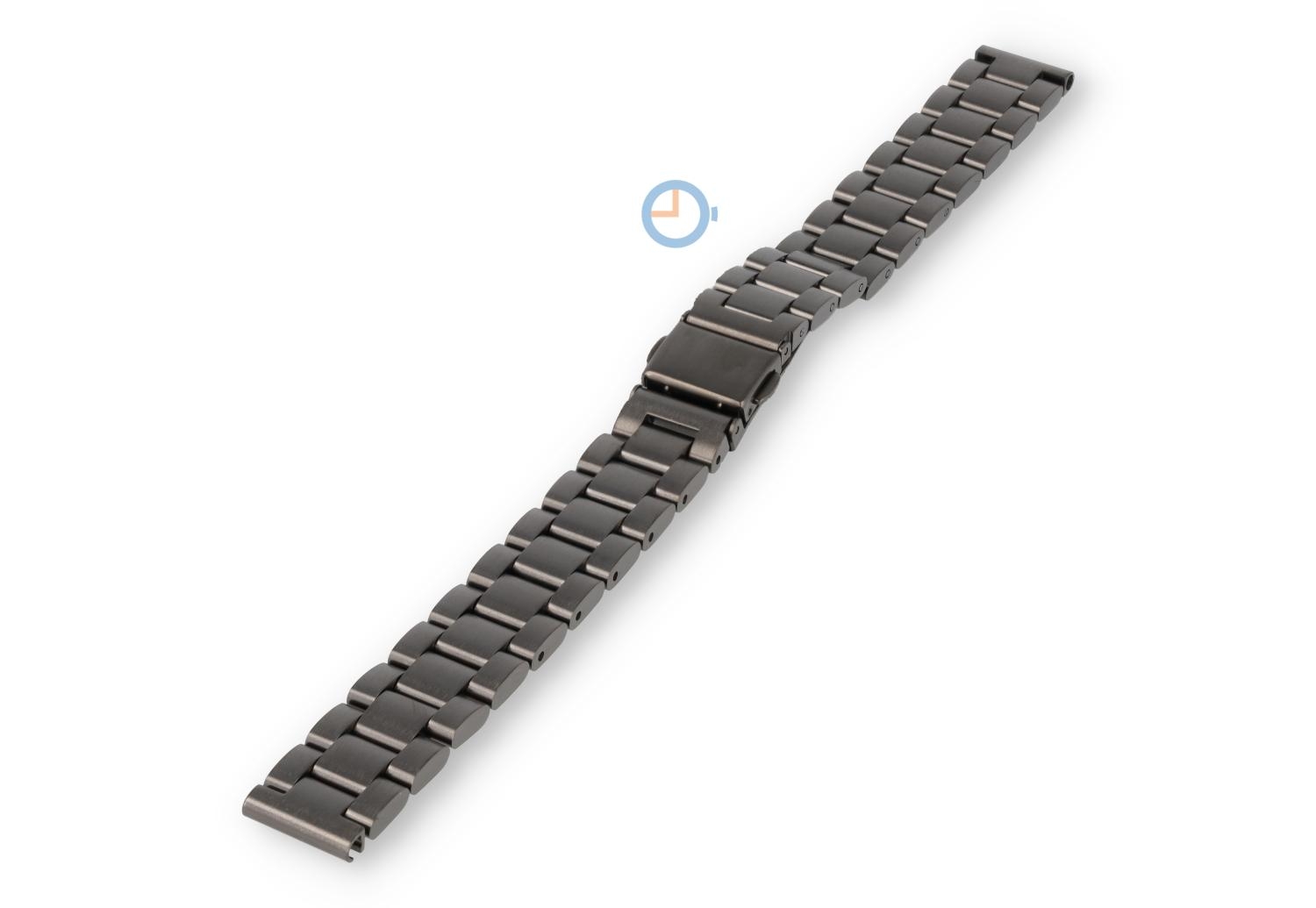 14mm Stahl Glieder Band matt - gunmital