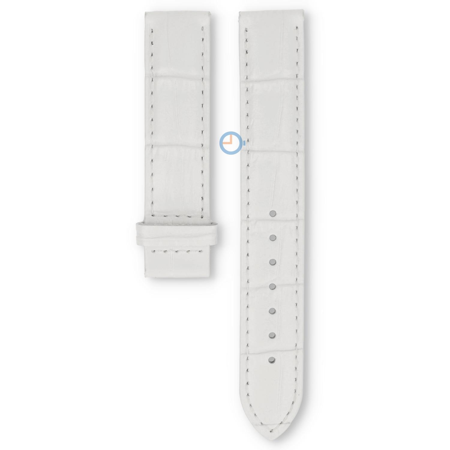 Tissot Uhrenarmband T9062177611200 weiß Leder