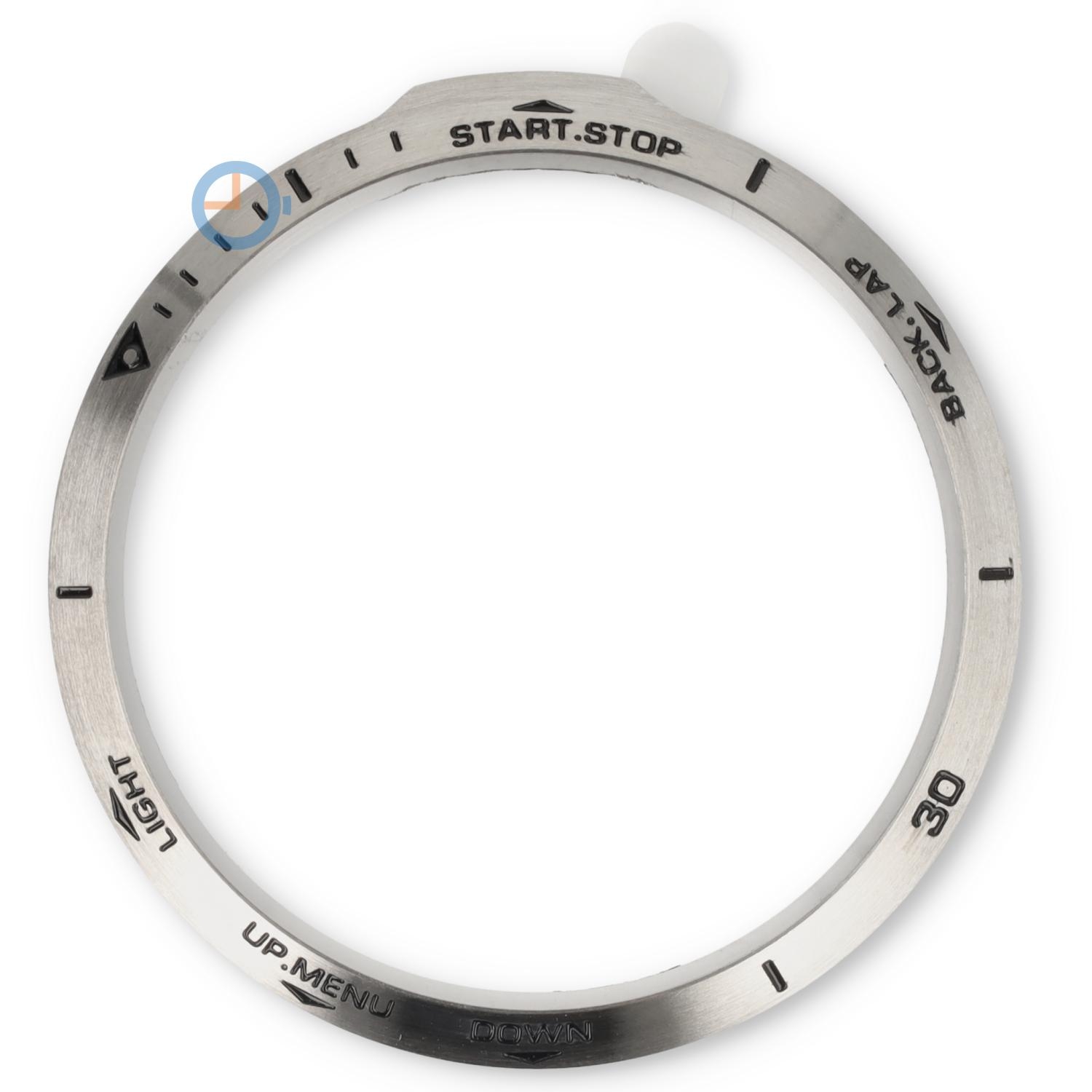 Stahl Lünetten Cover Garmin Fenix 6 - silber