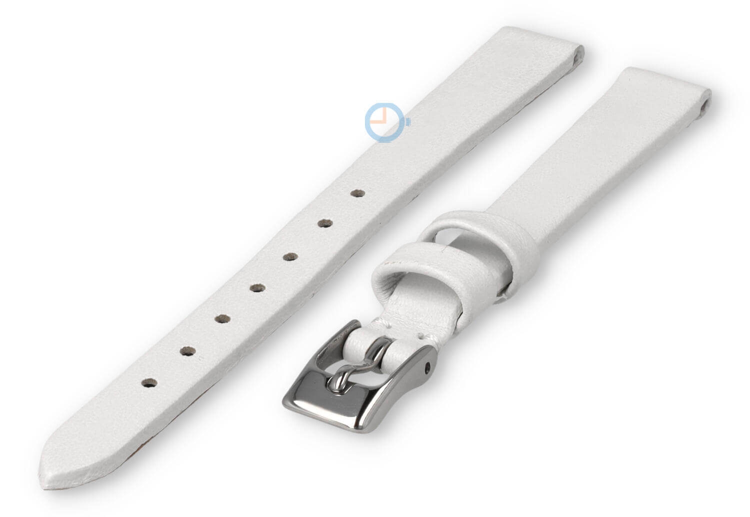 Nahtloses und glattes Uhrenarmband 10mm - weiß