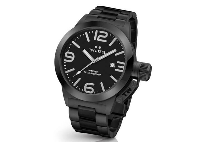 TW Steel Canteen bracelet CB211 Uhrenarmband schwarz - 22mm